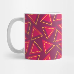 Triangle Shape Seamless Pattern 017#001 Mug